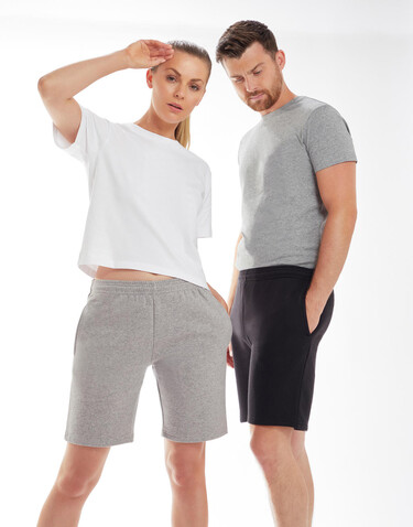 Mantis Essential Shorts, Heather Grey Melange, M bedrucken, Art.-Nr. 900481264