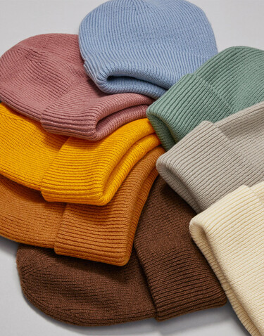 Beechfield Classic Engineered Deep Cuffed Beanie, White, One Size bedrucken, Art.-Nr. 990690000