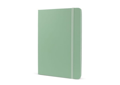 Notizbuch R-PET/PU A5 - Olivgrün bedrucken, Art.-Nr. LT92071-N0043