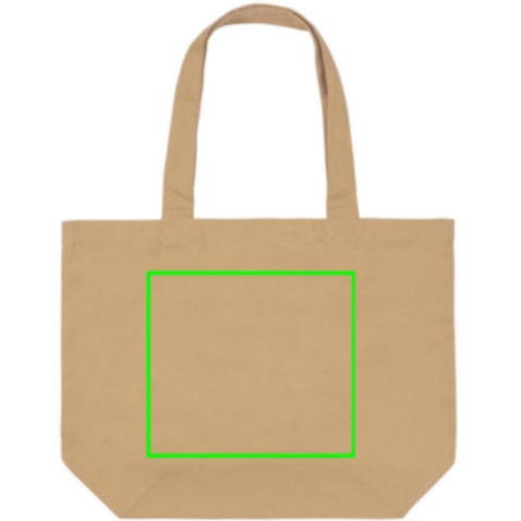 Impact Aware™ 240g/m² rcCanvas Shopper + Tasche, ungefärbt braun bedrucken, Art.-Nr. P762.969
