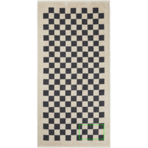 VINGA Elba Handtuch aus OCS Bio-Baumwolle, 4er-Set grau, beige bedrucken, Art.-Nr. V4500302 VINGA Elba Handtuch aus OCS Bio-Baumwolle, 4er-Set grau, beige bedrucken, Art.-Nr. V4500302