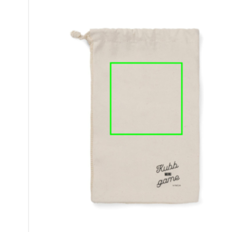 VINGA Kubb Mini Spiel braun bedrucken, Art.-Nr. V4532309