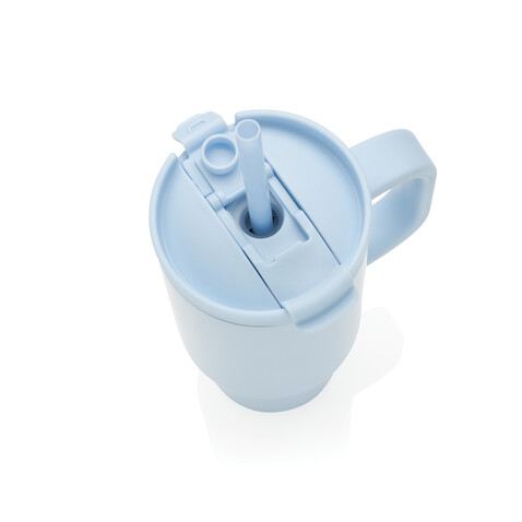 Cruiser kompakter, auslaufsicherer RCS rec. Becher 480ml blau bedrucken, Art.-Nr. P437.1515