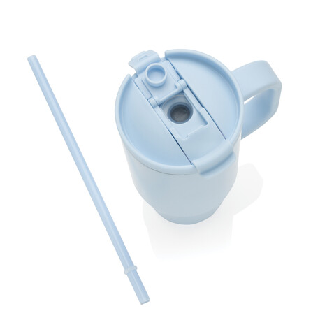 Cruiser kompakter, auslaufsicherer RCS rec. Becher 480ml blau bedrucken, Art.-Nr. P437.1515