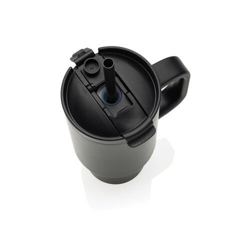 Cruiser kompakter, auslaufsicherer RCS rec. Becher 480ml schwarz bedrucken, Art.-Nr. P437.1501