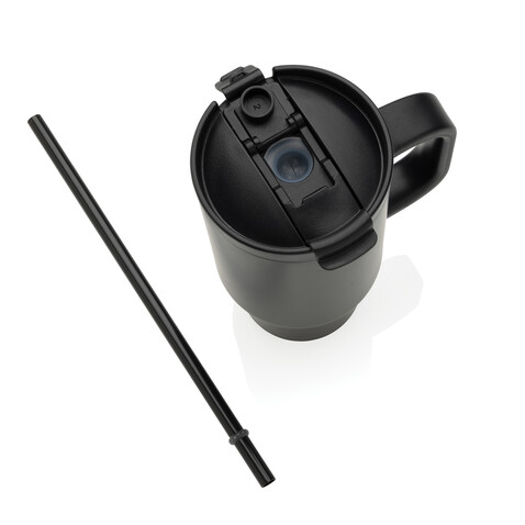 Cruiser kompakter, auslaufsicherer RCS rec. Becher 480ml schwarz bedrucken, Art.-Nr. P437.1501