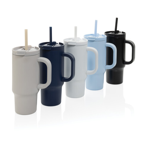 Cruiser kompakter, auslaufsicherer RCS rec. Becher 480ml schwarz bedrucken, Art.-Nr. P437.1501