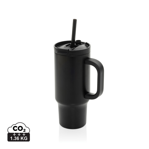 Cruiser kompakter, auslaufsicherer RCS rec. Becher 480ml schwarz bedrucken, Art.-Nr. P437.1501