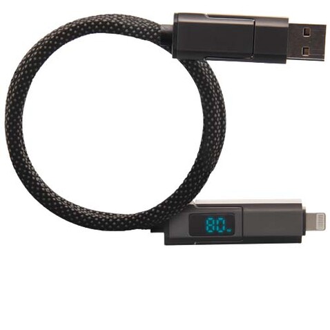 SCX.design C57 100W magnetisches Kabel mit Display, dunkelgrau bedrucken, Art.-Nr. 1PX19590