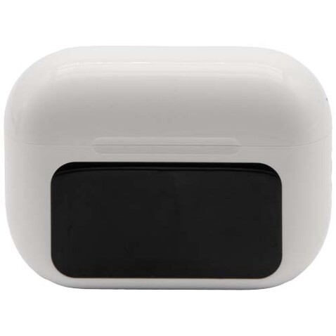 SCX.design E26 ANC-Ohrhörer mit interaktivem Touchscreen-Ladegehäuse, weiss bedrucken, Art.-Nr. 1PX19701 SCX.design E26 ANC-Ohrhörer mit interaktivem Touchscreen-Ladegehäuse, weiss bedrucken, Art.-Nr. 1PX19701