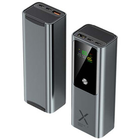 SCX.design P52 100W 20.000 mAh Computer Powerbank, grau bedrucken, Art.-Nr. 1PX20382