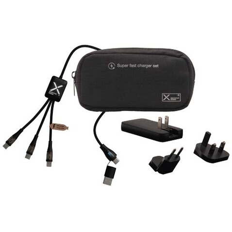 SCX.design C56 65W Reiseladegerät, schwarz bedrucken, Art.-Nr. 1PX20590 SCX.design C56 65W Reiseladegerät, schwarz bedrucken, Art.-Nr. 1PX20590