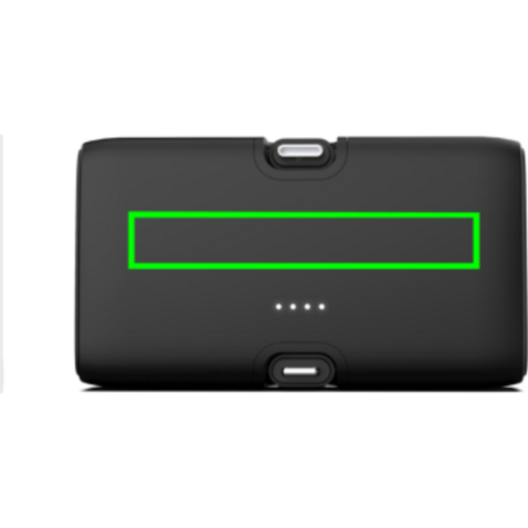 Urban Vitamin Los Angeles 20W Powerbank aus RCS rec. Plastik schwarz bedrucken, Art.-Nr. P322.8501