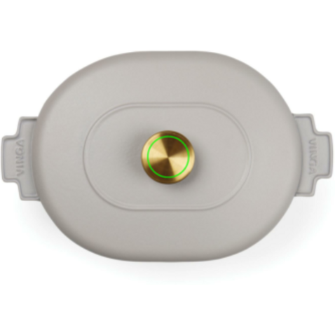 VINGA Monte Heritage Kokotte 4 L grau bedrucken, Art.-Nr. V2615002 VINGA Monte Heritage Kokotte 4 L grau bedrucken, Art.-Nr. V2615002