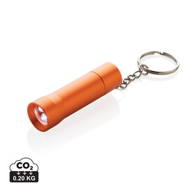 Flash Schlüsselanhänger-Taschenlampe aus RCS rec. Aluminium orange bedrucken, Art.-Nr. P514.0408 Flash Schlüsselanhänger-Taschenlampe aus RCS rec. Aluminium orange bedrucken, Art.-Nr. P514.0408