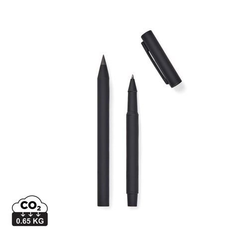 VINGA Baltimore RCS Stifteset schwarz bedrucken, Art.-Nr. V1690301 VINGA Baltimore RCS Stifteset schwarz bedrucken, Art.-Nr. V1690301