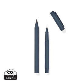 VINGA Baltimore RCS Stifteset navy blau bedrucken, Art.-Nr. V1690325