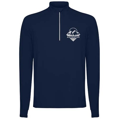 Estambul Half-Zip Sweatshirt für Herren, Navy Blue bedrucken, Art.-Nr. R10311R1