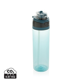 Omni Sip Wasserflasche 800ml aus RCS RPET blau bedrucken, Art.-Nr. P437.0905