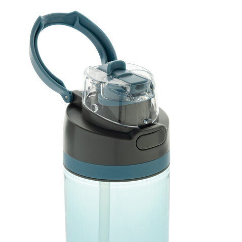 Omni Sip Wasserflasche 800ml aus RCS RPET blau bedrucken, Art.-Nr. P437.0905