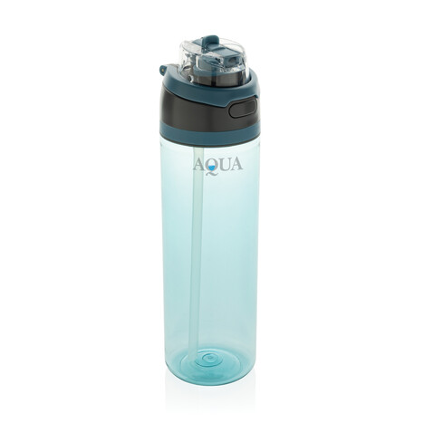 Omni Sip Wasserflasche 800ml aus RCS RPET blau bedrucken, Art.-Nr. P437.0905