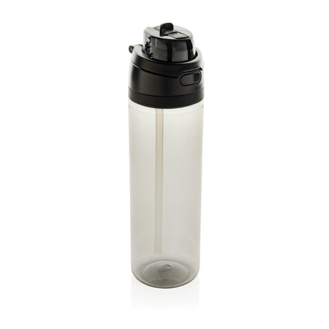 Omni Sip Wasserflasche 800ml aus RCS RPET schwarz bedrucken, Art.-Nr. P437.0901