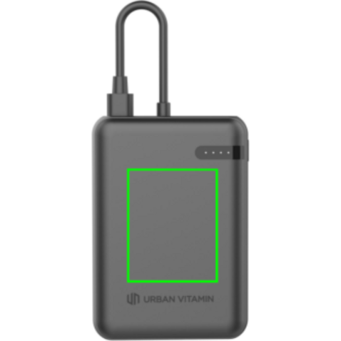 Urban Vitamin Fullerton RCS rec. 10.000 20W PD Powerbank schwarz bedrucken, Art.-Nr. P322.8701