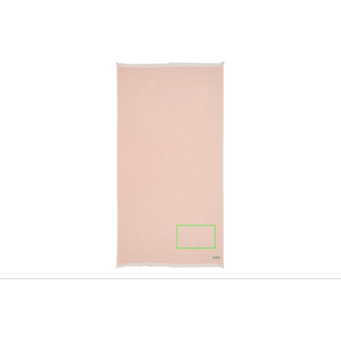 Ukiyo Hisako AWARE™ Four Seasons Handtuch/Decke 100x180cm rosa bedrucken, Art.-Nr. P453.809
