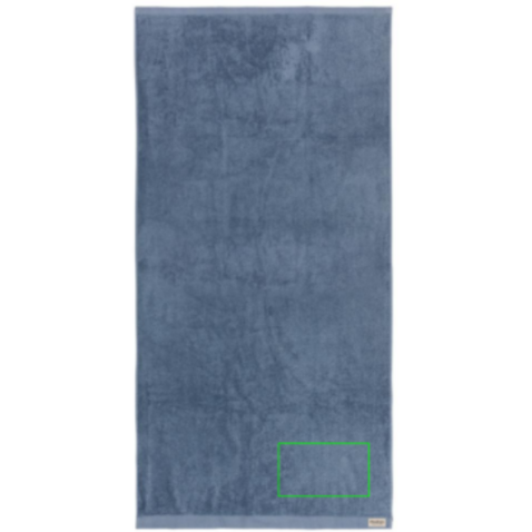 Ukiyo Sakura AWARE™ 500gr/m² Badetuch 70 x 140cm blau bedrucken, Art.-Nr. P453.825