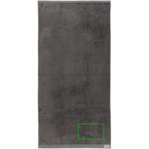Ukiyo Sakura AWARE™ 500gr/m² Badetuch 70 x 140cm anthrazit bedrucken, Art.-Nr. P453.820