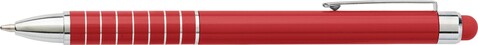 Kugelschreiber Oliver | Aluminium | Stylus – Rot bedrucken, Art.-Nr. 008999999_0647
