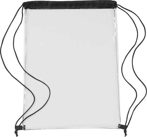 Rucksack Kiki | Kordelzug | 5 l – Schwarz bedrucken, Art.-Nr. 001999999_0927