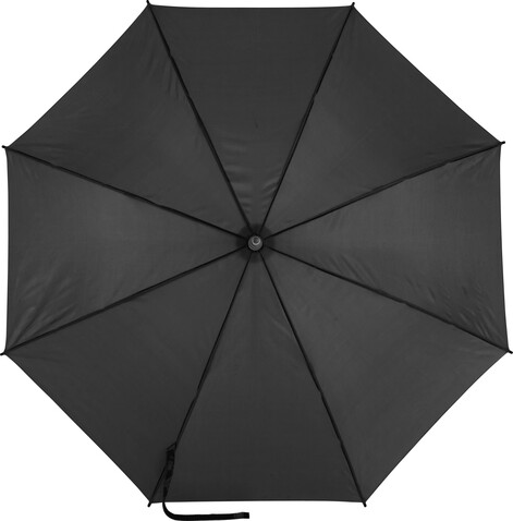 Regenschirm Suzette | Polyester 190T | Automatisch | 8 Segmente – Schwarz bedrucken, Art.-Nr. 001999999_0945