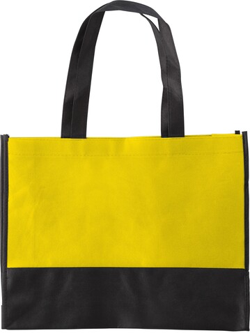 Einkaufstasche aus Non-Woven Brenda – Gelb bedrucken, Art.-Nr. 006999999_0971