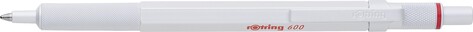 Kugelschreiber rOtring 600 – pearl white bedrucken, Art.-Nr. 605999127_1003231