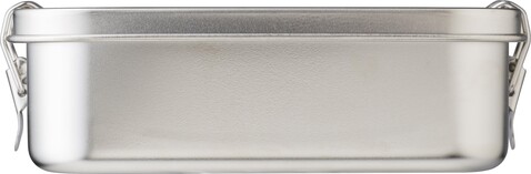 Edelstahl-Lunchbox Kasen – Silber bedrucken, Art.-Nr. 032999999_1014863