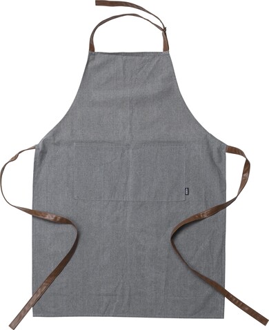 Schürze Baylor | und Baumwolle | Verstellbare Träger – Grau bedrucken, Art.-Nr. 003999999_1014864