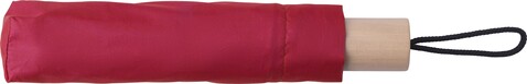 rPET 190T Regenschirm Brooklyn – Rot bedrucken, Art.-Nr. 008999999_1014871