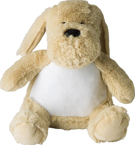 Plüschhund Hailey – beige bedrucken, Art.-Nr. 357999999_1014878