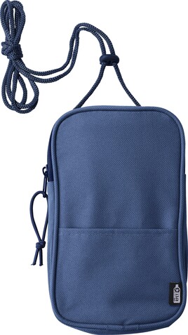 Crossbody-Tasche Gracelyn – Blau bedrucken, Art.-Nr. 005999999_1014892