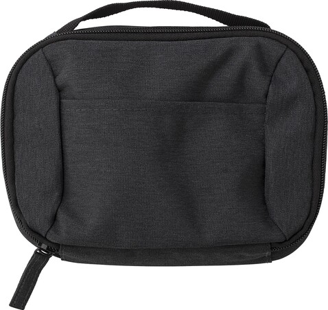 Polyester (600D) Reisetasche Jace – anthrazit bedrucken, Art.-Nr. 387999999_1014896