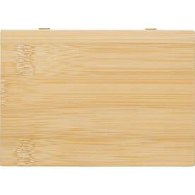 Bambus-Maniküre-Set Lydia – Braun bedrucken, Art.-Nr. 011999999_1014897