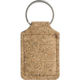 Schlüsselanhänger Madelyn aus Kork – Braun bedrucken, Art.-Nr. 011999999_1015117