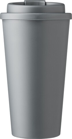 Kaffee-to-go-Becher Mackenzie | 475 ml – Grau bedrucken, Art.-Nr. 003999999_1015118