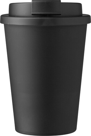 Doppelwandiger Becher Gabriela | 350 ml – Schwarz bedrucken, Art.-Nr. 001999999_1015119