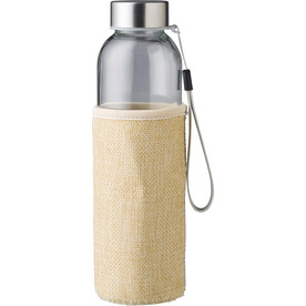 Trinkflasche Kaydence | Glas | 500 ml – Braun bedrucken, Art.-Nr. 011999999_1015125