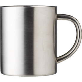 Trinkbecher Braylen | Edelstahl | 250 ml | Doppelwandig – Silber bedrucken, Art.-Nr. 032999999_1015131
