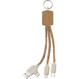 Schlüsselanhänger Landry aus Edelstahl – Braun bedrucken, Art.-Nr. 011999999_1015139