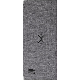 Kabelloser Lader Selene | Recycelt | Mausunterlage – Grau bedrucken, Art.-Nr. 003999999_1015147