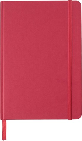 Notizbuch aus recyceltem Karton (A5) Evangeline – Rot bedrucken, Art.-Nr. 008999999_1015150